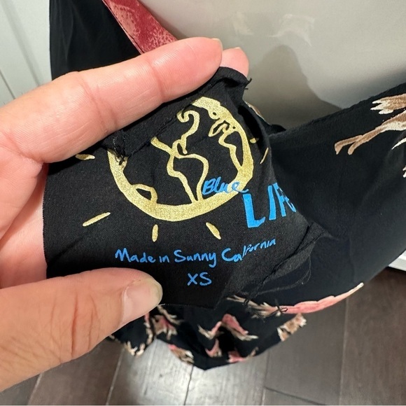 Blue Life Boho Beauty Maxi Dress In Red Floral Size Extra Small - Picture 6 of 7